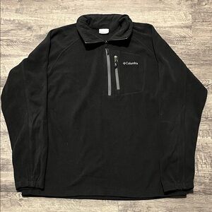 Columbia Black Quarter-Zip Fleece